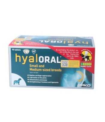 HyalOral Perros Razas Pequeñas y Medianas 90 comp
