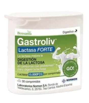 Bensania Gastroliv Lactase Forte 30 tablets