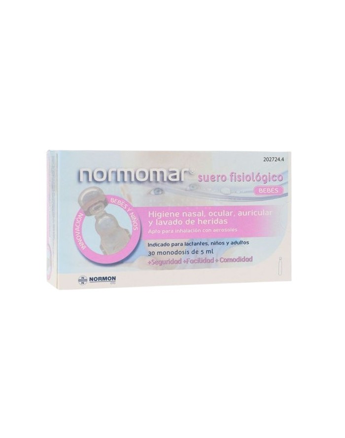 Normomar Physiological Saline Solution for Babies 30x5 ml