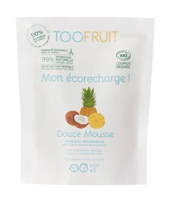 Toofruit Recarga espuma limpiadora facial Piña y Coco 100ml
