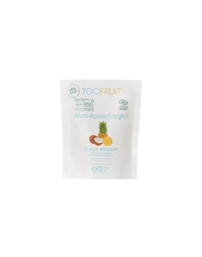 Toofruit Recarga espuma limpiadora facial Piña y Coco 100ml