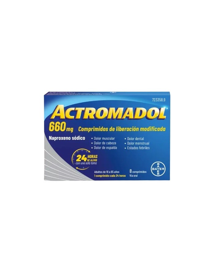 Compra Actromadol 660mg  8 Comprimidos en Farmaten