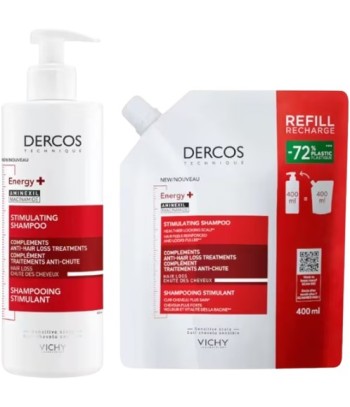 Vichy Dercos Stimulating Shampoo 390 ml + Refill 390 ml