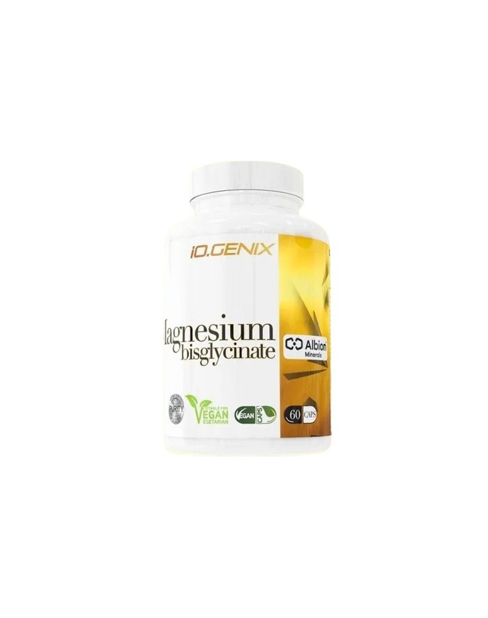 iO Genix Magnesium Bisglysinate 60 Cápsulas