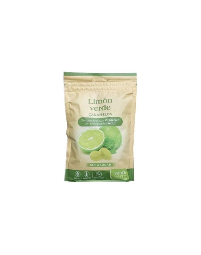 Santé Verte Caramelo Limón Verde 60 gr bolsa