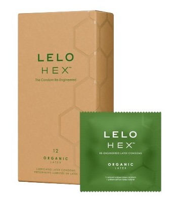 Lelo Hex Organic Condones de Látex 12 Unidades