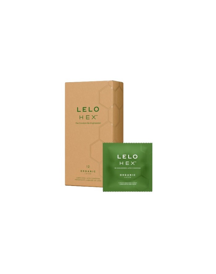 Lelo Hex Organic Condones de Látex 12 Unidades