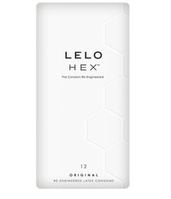 Lelo Hex Original Condones de Látex 12 Unidades