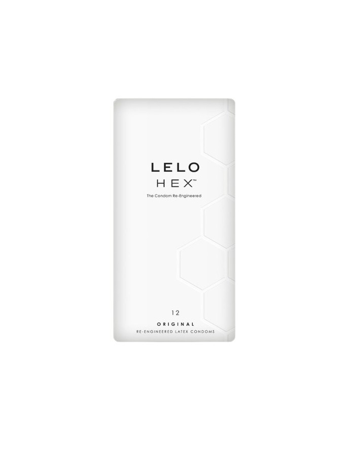 Lelo Hex Original Condones de Látex 12 Unidades
