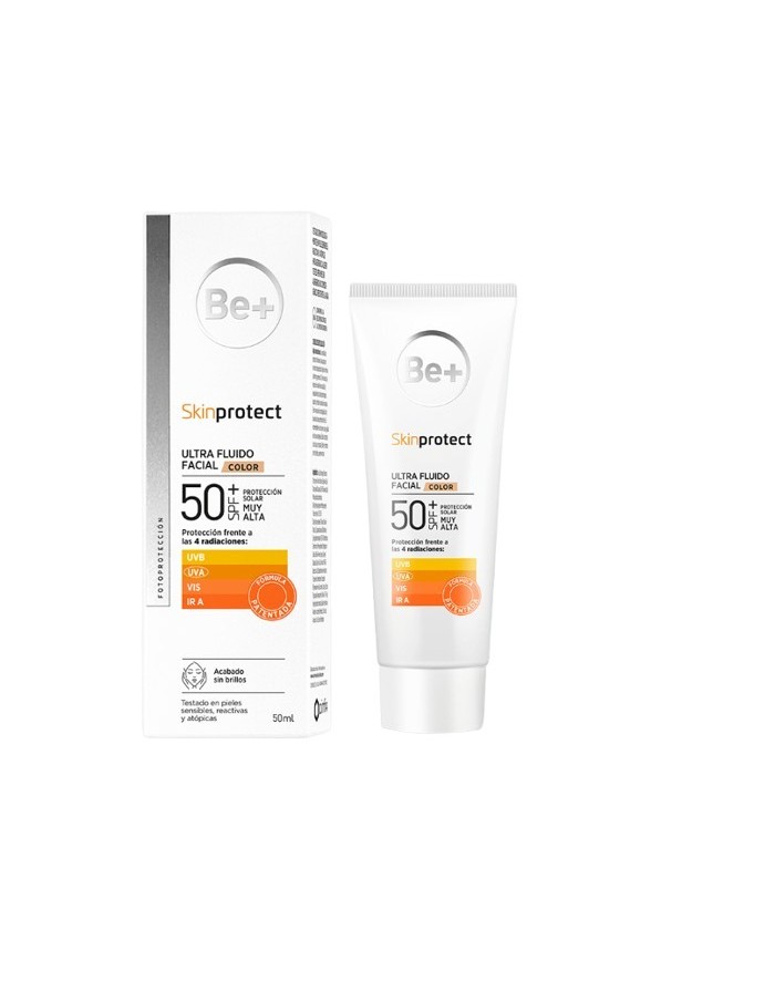 Be+ Fotoprotección Skin Ultra Fluido F50 Color 50 ml