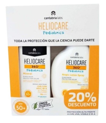 Heliocare 360 Pediatrics Pack Atopic Lotion + Mineral Facial