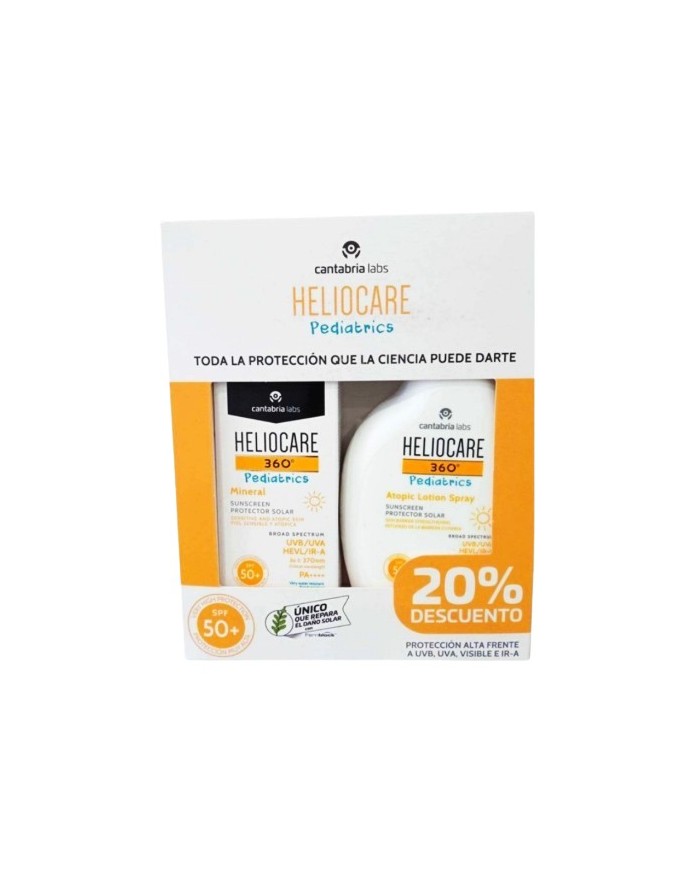 Heliocare 360 Pediatrics Pack Atopic Lotion + Mineral Facial