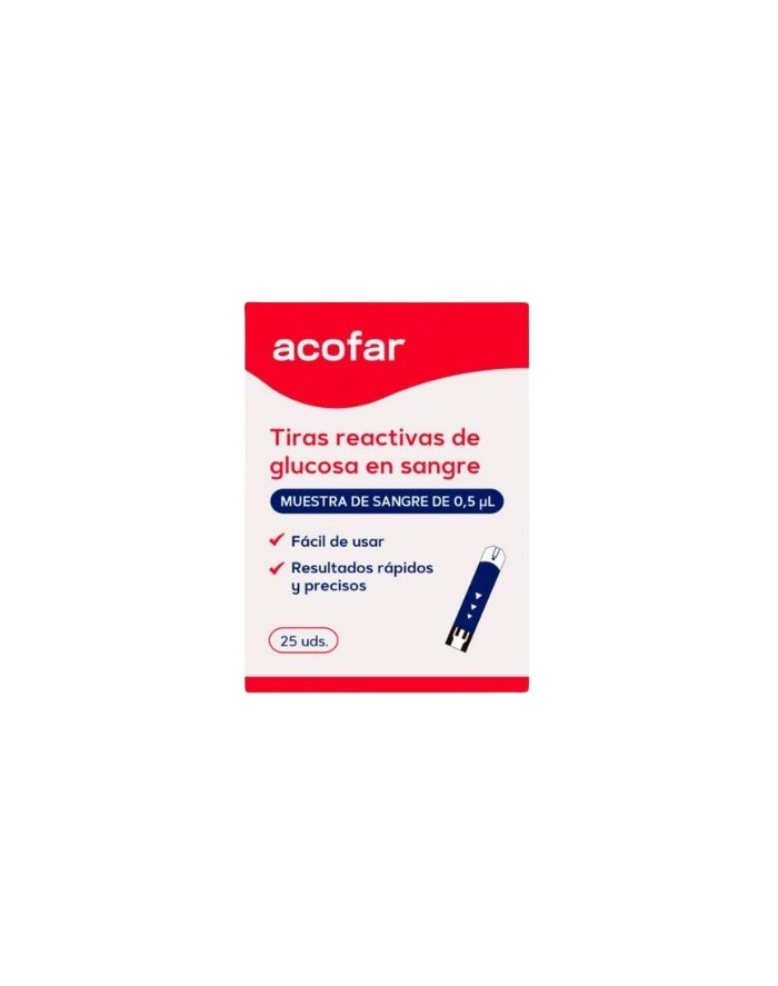Buy Acofar Blood Glucose Test Strips TD-4283 25...