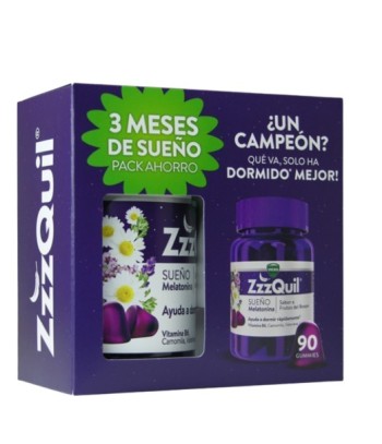 ZzzQuil Natura Melatonin Forest Fruits Pack 90 gummies