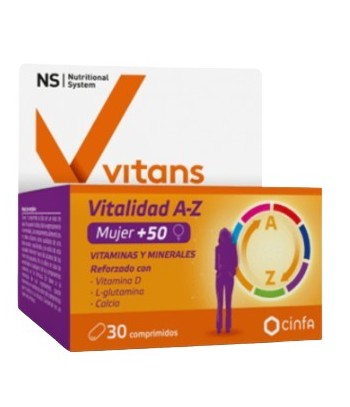 NS Vitans Vitality A-Z Women 50+ 30 tablets