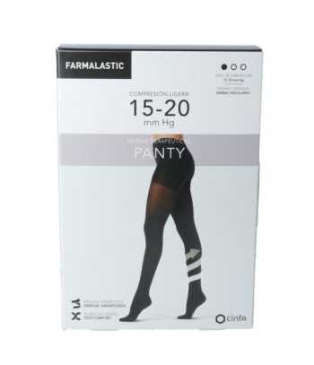 Panty Farmalastic Compresión Ligera Mujer Color Negro Talla S