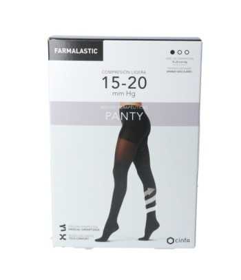 Panty Farmalastic Mujer Compresión Ligera Color Negro Talla XL