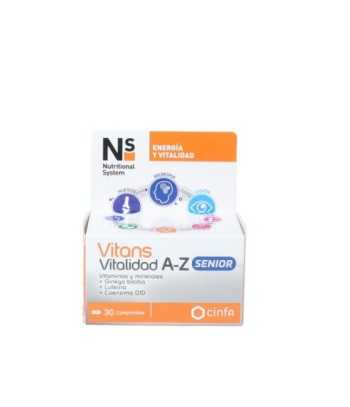 NS Vitans Vitalidad A-Z Senior 30 comprimidos