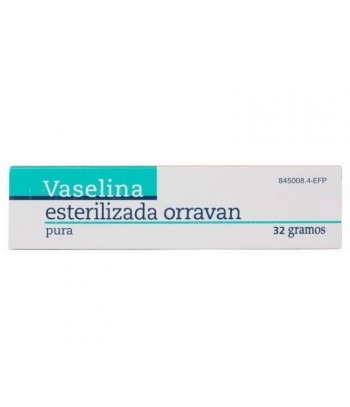 VASELINA ESTERILIZADA PURA ORRAVAN POMADA , 1 TUBO DE 32 G