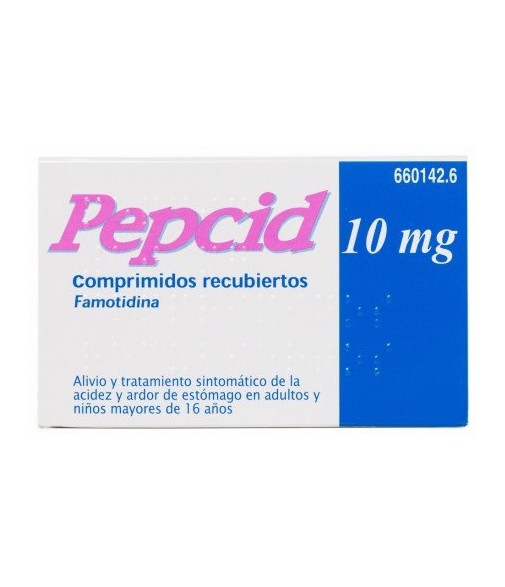 Pepcid 10 mg 12 Comprimidos Recubiertos