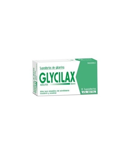 GLYCILAX ADULTOS SUPOSITORIOS , 12 supositorios