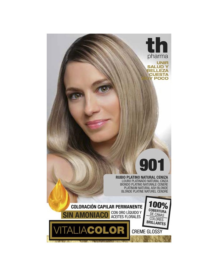 TH Pharma Vitalia Dye 901 Natural Ash Platinum Blonde