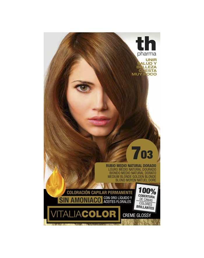 TH Pharma Vitalia Dye 703 Medium Natural Golden Blonde