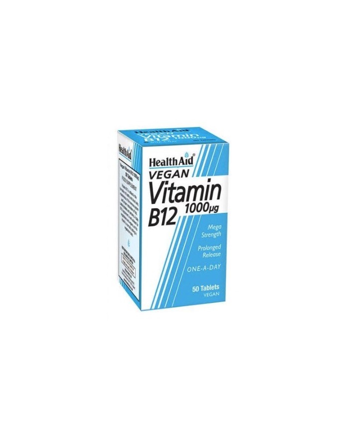 Health Aid Vitamin B12 1000mg 50 tablets