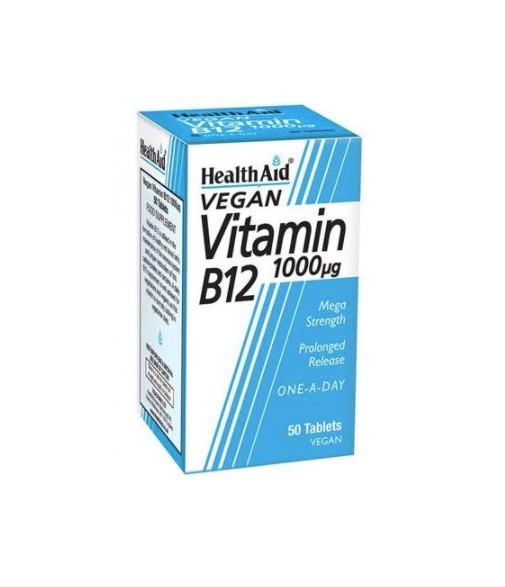 Health Aid Vitamin B12 1000mg 50 tablets