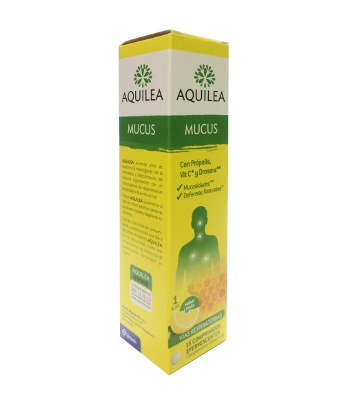 Aquilea Mucus Lemon Flavor 15 Effervescent Tablets