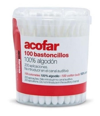 ACOFAR SWAB STICKS 100U JAR