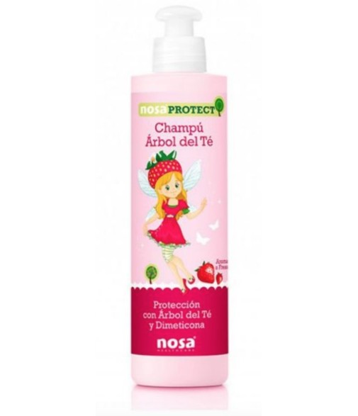 Nosa Natural Champú Aceite del Árbol del Té Rosa 250 ml