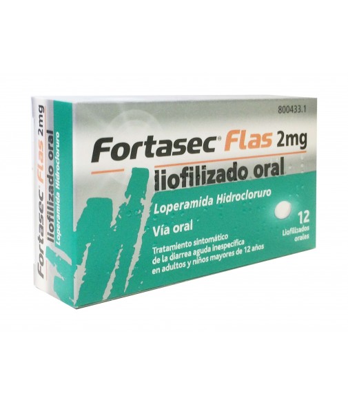 Fortasec Flas 2mg 12 Liofilizados Orales