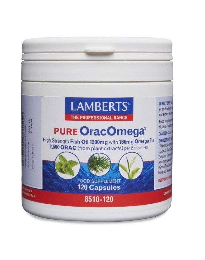 Pure orac omega 120 capsules lamberts