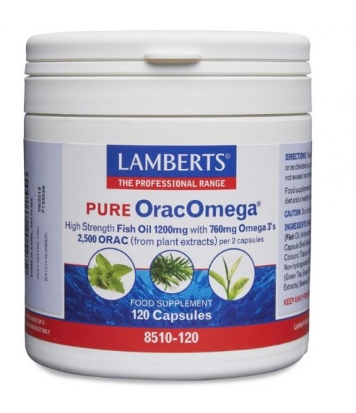 Pure orac omega 120 capsules lamberts
