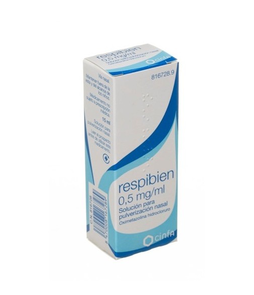 Respibien Pulverizador Solución Nasal 0,5 mg/ml 15 ml