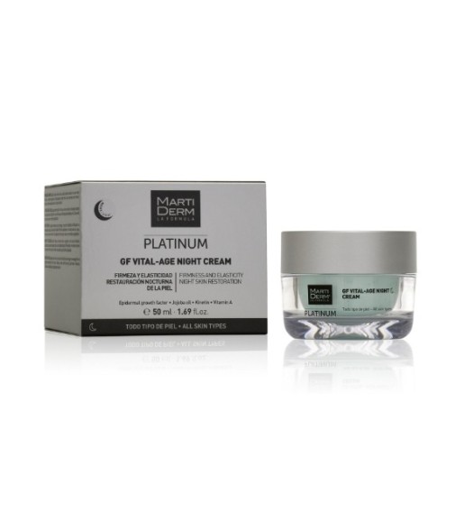 MartiDerm Platinum GF Vital-Age Night Cream Crema de Noche Todo Tipo de Piel 50 ml