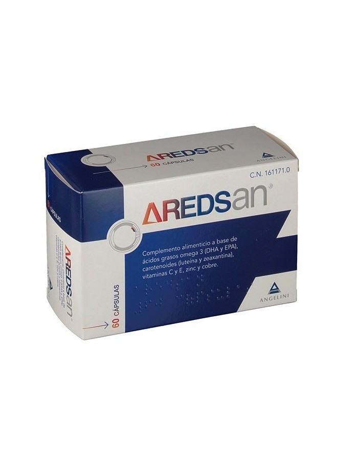 Aredsan Food Supplement for Eye Care 77.87g 60 Capsules