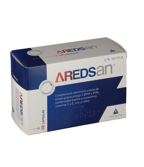 Aredsan Food Supplement for Eye Care 77.87g 60 Capsules