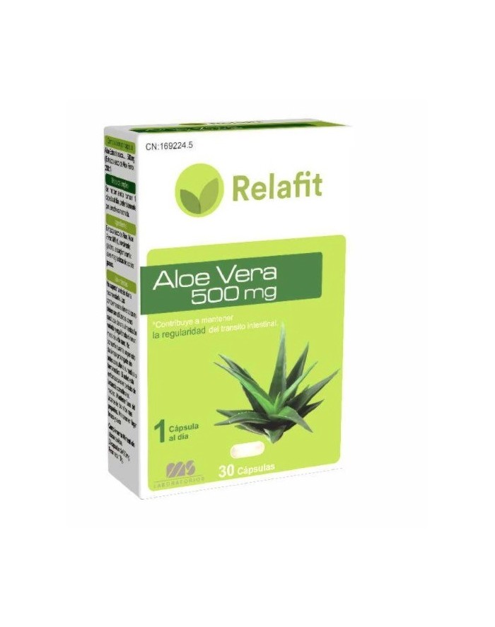 Relafit Aloe Vera Regulador del Transito Intestinal 30 Cápsulas
