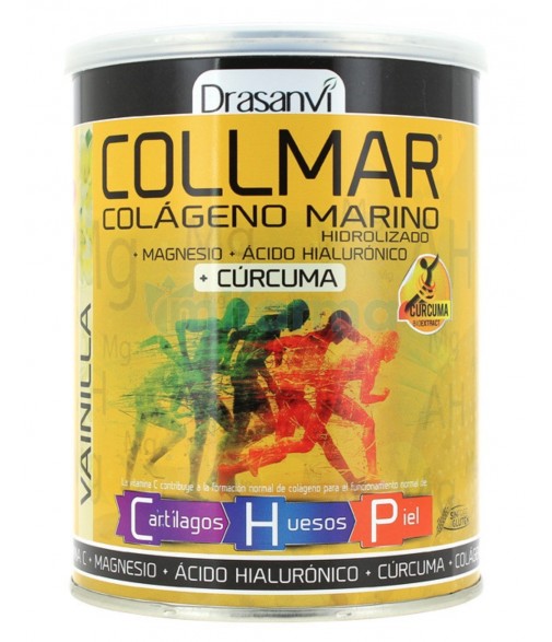 Collmar Colágeno Marino Hidrolizado + Magnesio + Ácido Hialurónico + Cúcuma 300 gr
