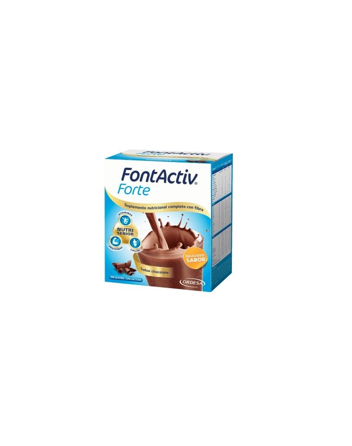 Fontactiv Forte Chocolate Flavor With Fiber 420g 14 Sachets of 30g