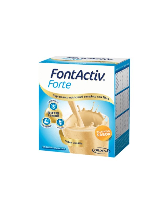 Fontactiv Forte Vanilla flavour with fibre 420g 14 sachets of 30g