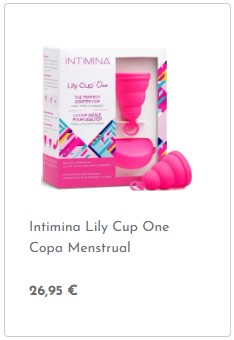 intimina lily cup one copa menstrual