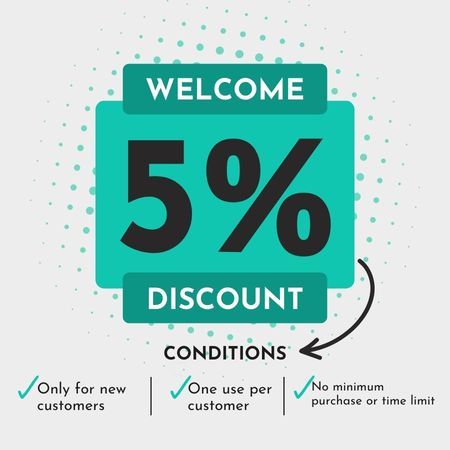 5% off first purchase